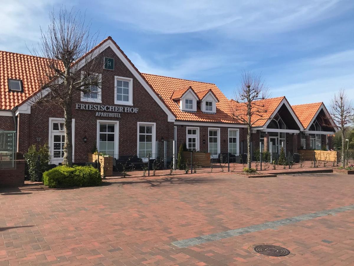 Hage Friesischer Hof, Ferienwohnungen Mit Indoor Spielplatz, Kostenfreien Parkplatz Und W-Lan מראה חיצוני תמונה